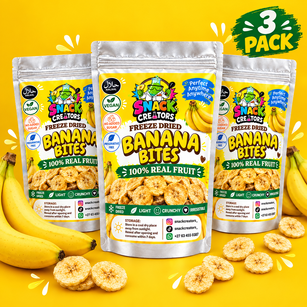 Freeze Dried Banana Bites