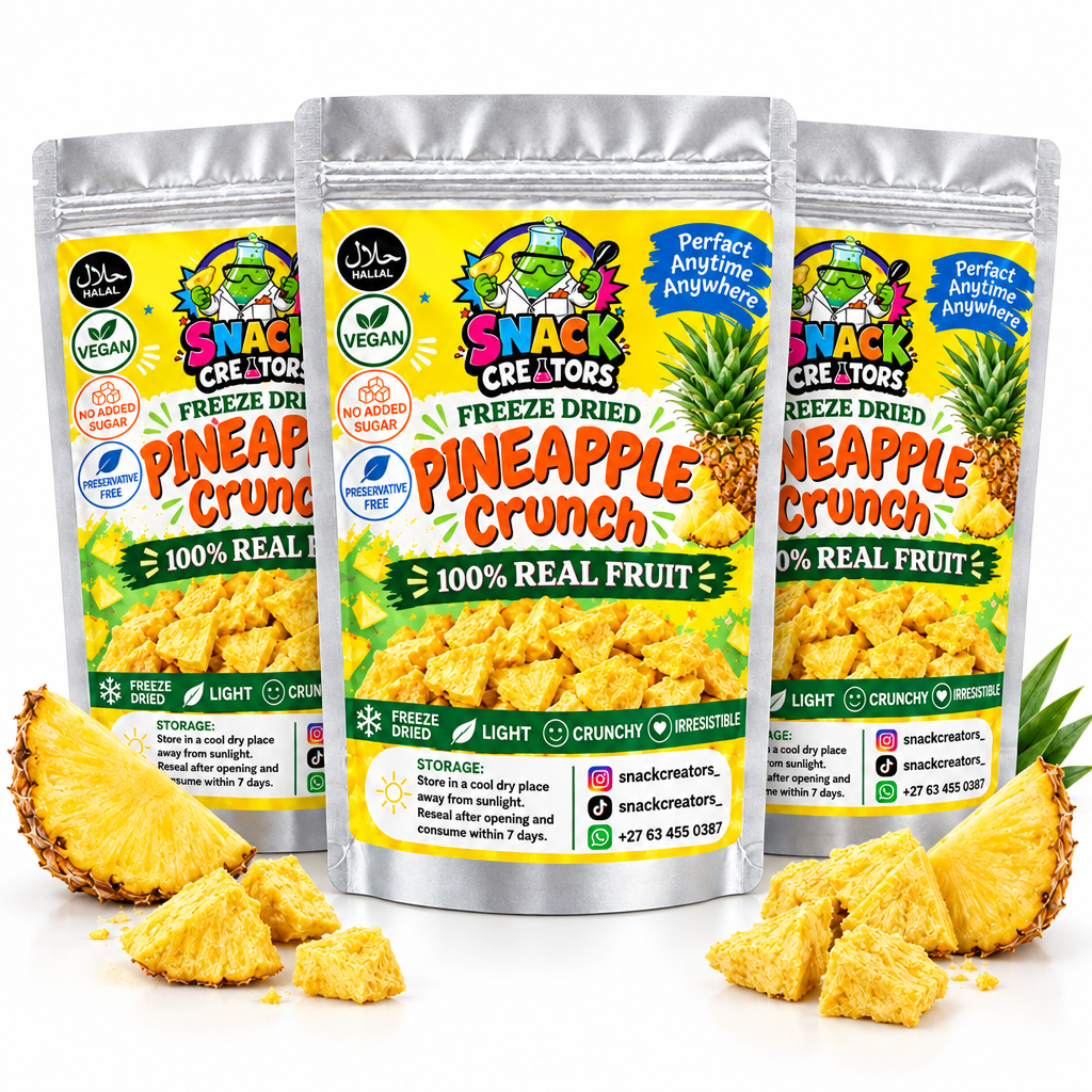 Freeze Dried Pineapple Pieces