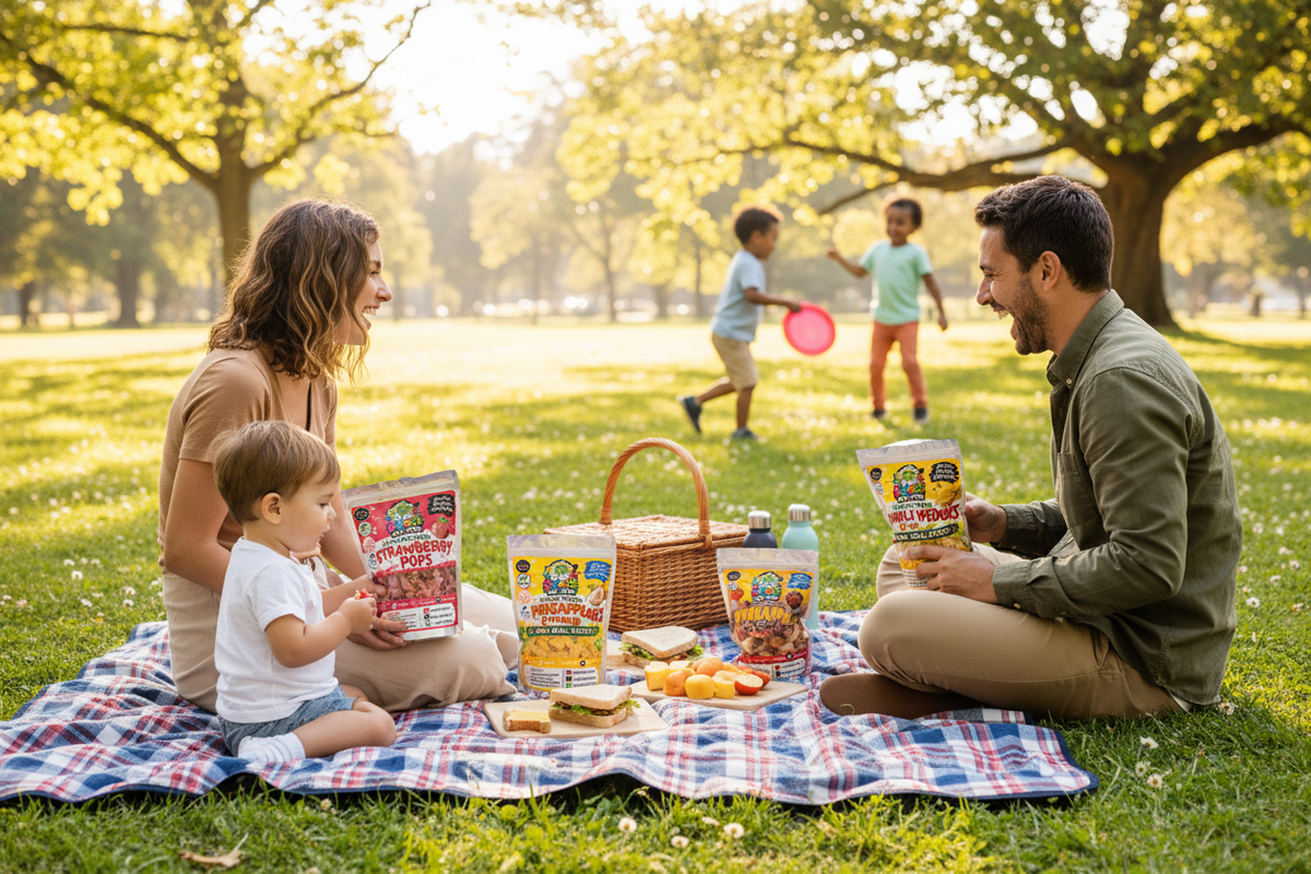 Snack Creators Family Outdoor Scene
